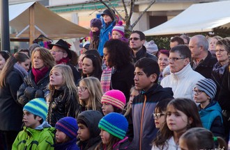 Fête de la St-Nicolas à La Chaux-de-Fonds.