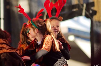 Fête de la St-Nicolas à La Chaux-de-Fonds.