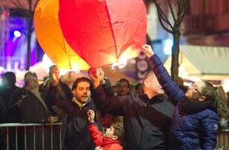 Fête de la St-Nicolas à La Chaux-de-Fonds.