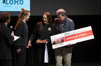Mérite sportif neuchâtelois : remise des titres à Cernier. Cernier, le 7 décembre 2022. Photo : Lucas Vuitel.