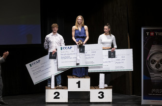 Mérite sportif neuchâtelois : remise des titres à Cernier. Cernier, le 7 décembre 2022. Photo : Lucas Vuitel.