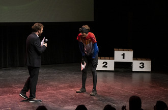 Mérite sportif neuchâtelois : remise des titres à Cernier. Cernier, le 7 décembre 2022. Photo : Lucas Vuitel.