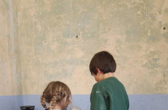 Les deux enfants de la famille allemande 