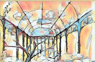 Dessin du roman réalisé par sa sœur Fanny