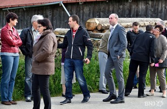 Cérémonie officielle pour l'élection de Pierre-Alain Schnegg. 