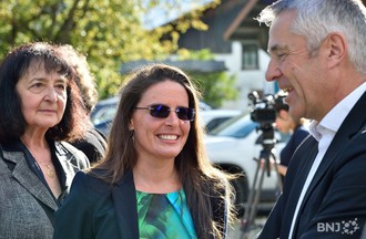 Cérémonie officielle pour l'élection de Pierre-Alain Schnegg. 