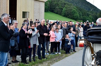 Cérémonie officielle pour l'élection de Pierre-Alain Schnegg. 