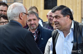  Cérémonie officielle pour l'élection de Pierre-Alain Schnegg. 
