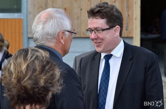Cérémonie officielle pour l'élection de Pierre-Alain Schnegg. 