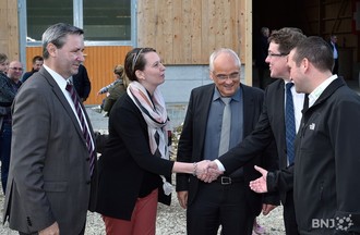 Cérémonie officielle pour l'élection de Pierre-Alain Schnegg. 