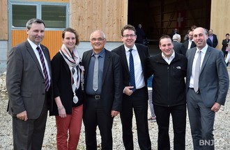 Cérémonie officielle pour l'élection de Pierre-Alain Schnegg. 