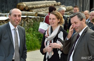 Cérémonie officielle pour l'élection de Pierre-Alain Schnegg. 