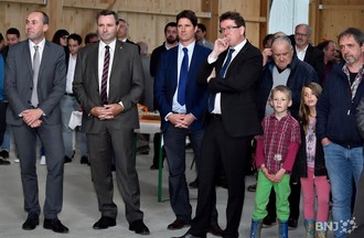 Cérémonie officielle pour l'élection de Pierre-Alain Schnegg. 
