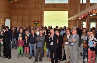 Cérémonie officielle pour l'élection de Pierre-Alain Schnegg. 