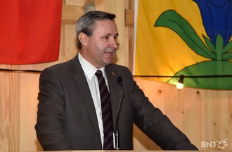 Cérémonie officielle pour l'élection de Pierre-Alain Schnegg. 