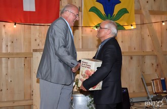 Cérémonie officielle pour l'élection de Pierre-Alain Schnegg. 