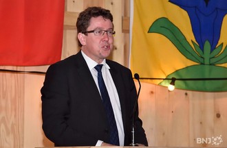 Cérémonie officielle pour l'élection de Pierre-Alain Schnegg. 