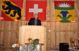 Cérémonie officielle pour l'élection de Pierre-Alain Schnegg. 