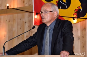 Cérémonie officielle pour l'élection de Pierre-Alain Schnegg. 