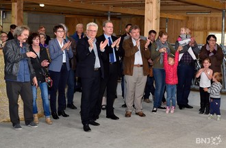 Cérémonie officielle pour l'élection de Pierre-Alain Schnegg. 