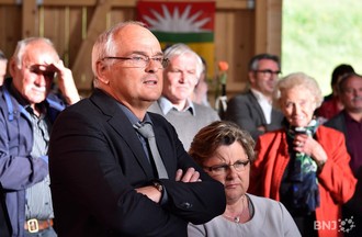 Cérémonie officielle pour l'élection de Pierre-Alain Schnegg. 
