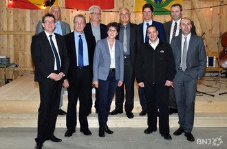 Cérémonie officielle pour l'élection de Pierre-Alain Schnegg. 