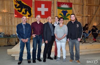 Cérémonie officielle pour l'élection de Pierre-Alain Schnegg. 