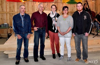 Cérémonie officielle pour l'élection de Pierre-Alain Schnegg. 