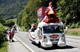 Le Tour de France à La Clusette, entre le Vallon et le Littoral neuchâtelois.