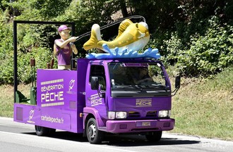 Le Tour de France à La Clusette, entre le Vallon et le Littoral neuchâtelois.
