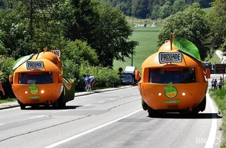 Le Tour de France à La Clusette, entre le Vallon et le Littoral neuchâtelois.