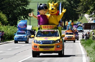 Le Tour de France à La Clusette, entre le Vallon et le Littoral neuchâtelois.