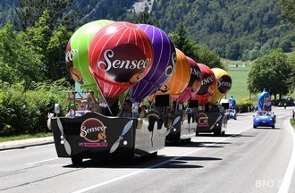 Le Tour de France à La Clusette, entre le Vallon et le Littoral neuchâtelois.