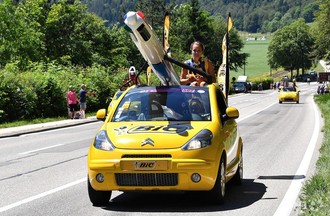 Le Tour de France à La Clusette, entre le Vallon et le Littoral neuchâtelois.