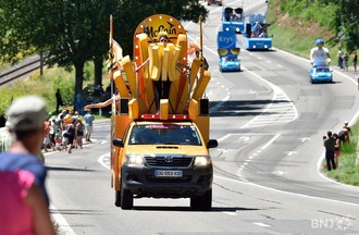 Le Tour de France à La Clusette, entre le Vallon et le Littoral neuchâtelois.