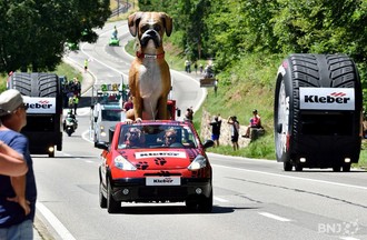 Le Tour de France à La Clusette, entre le Vallon et le Littoral neuchâtelois.