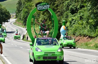 Le Tour de France à La Clusette, entre le Vallon et le Littoral neuchâtelois.