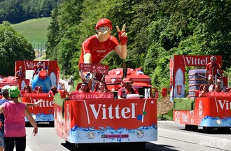 Le Tour de France à La Clusette, entre le Vallon et le Littoral neuchâtelois.