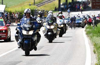 Le Tour de France à La Clusette, entre le Vallon et le Littoral neuchâtelois.