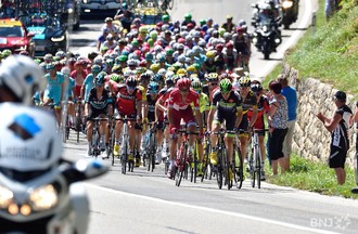 Le Tour de France à La Clusette, entre le Vallon et le Littoral neuchâtelois.