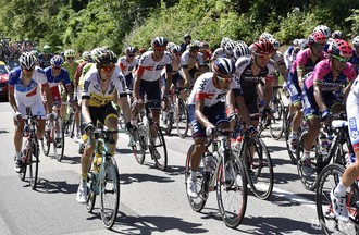 Le Tour de France à La Clusette, entre le Vallon et le Littoral neuchâtelois.