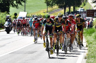 Le Tour de France à La Clusette, entre le Vallon et le Littoral neuchâtelois.