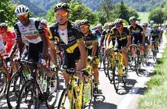 Le Tour de France à La Clusette, entre le Vallon et le Littoral neuchâtelois.