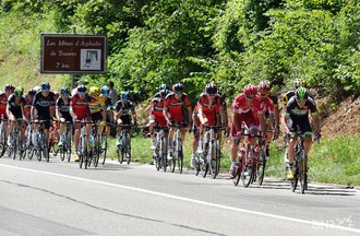 Le Tour de France à La Clusette, entre le Vallon et le Littoral neuchâtelois.