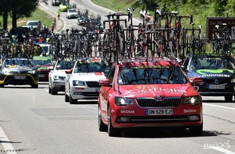 Le Tour de France à La Clusette, entre le Vallon et le Littoral neuchâtelois.