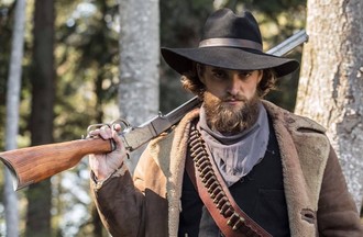 Raphaël dans le rôle d'un cowboy