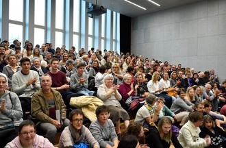 René Prêtre au Campus Strate J