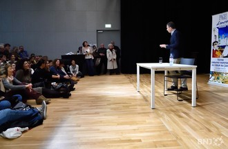 René Prêtre au Campus Strate J