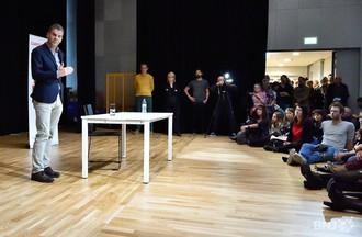 René Prêtre au Campus Strate J