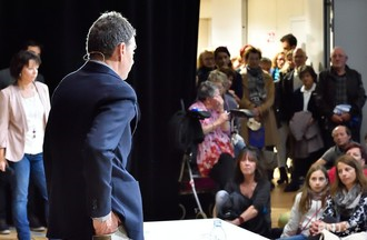 René Prêtre au Campus Strate J